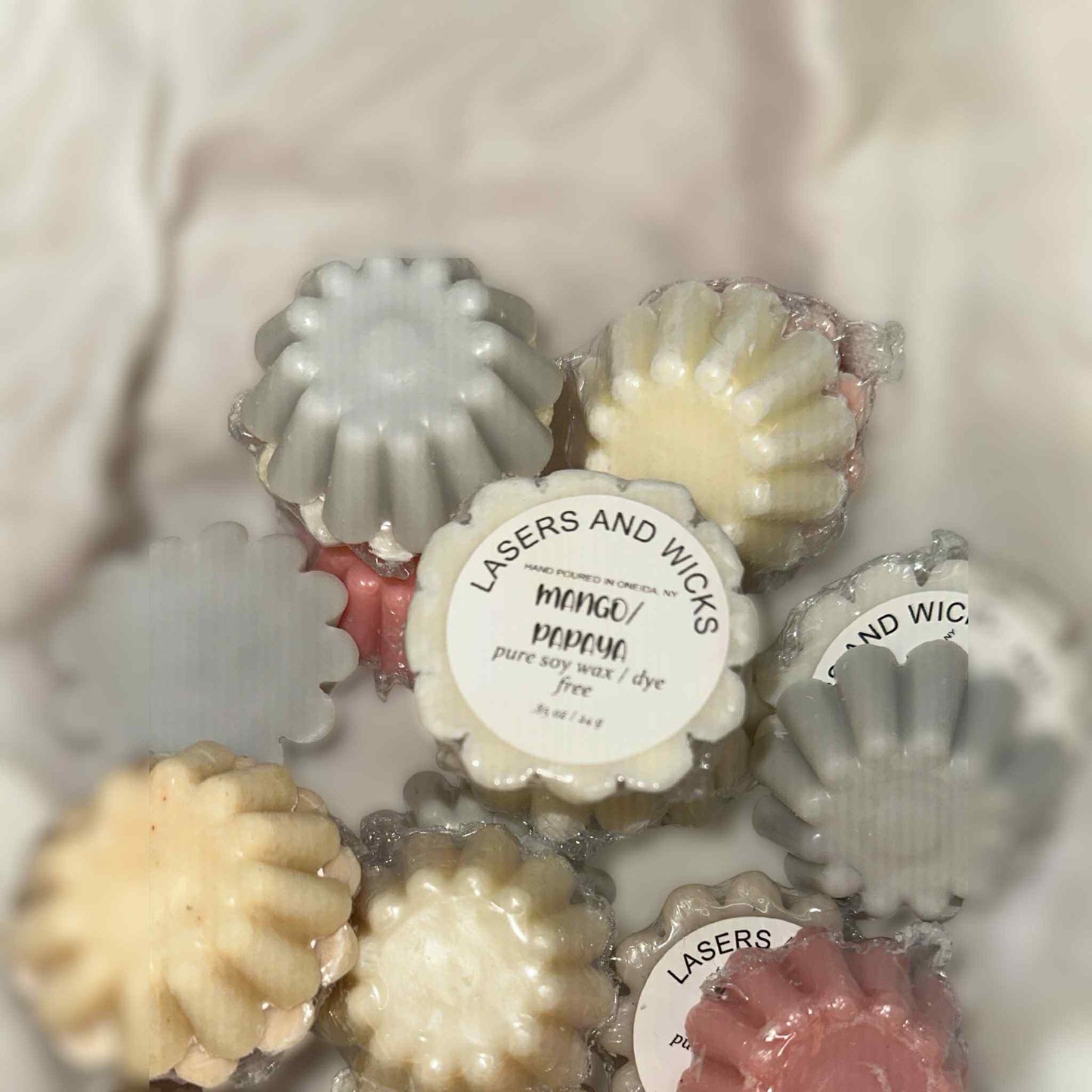 Single wax tart- Mango/Papaya