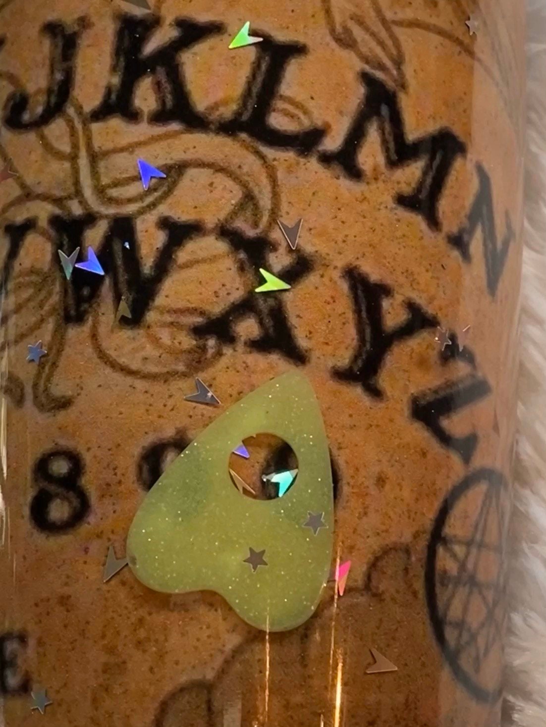 Ouija Board Cup with Floating Planchette