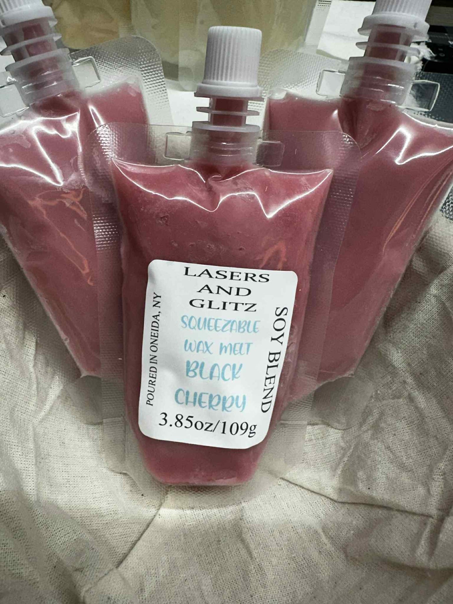 Squeezable wax- Black Cherry