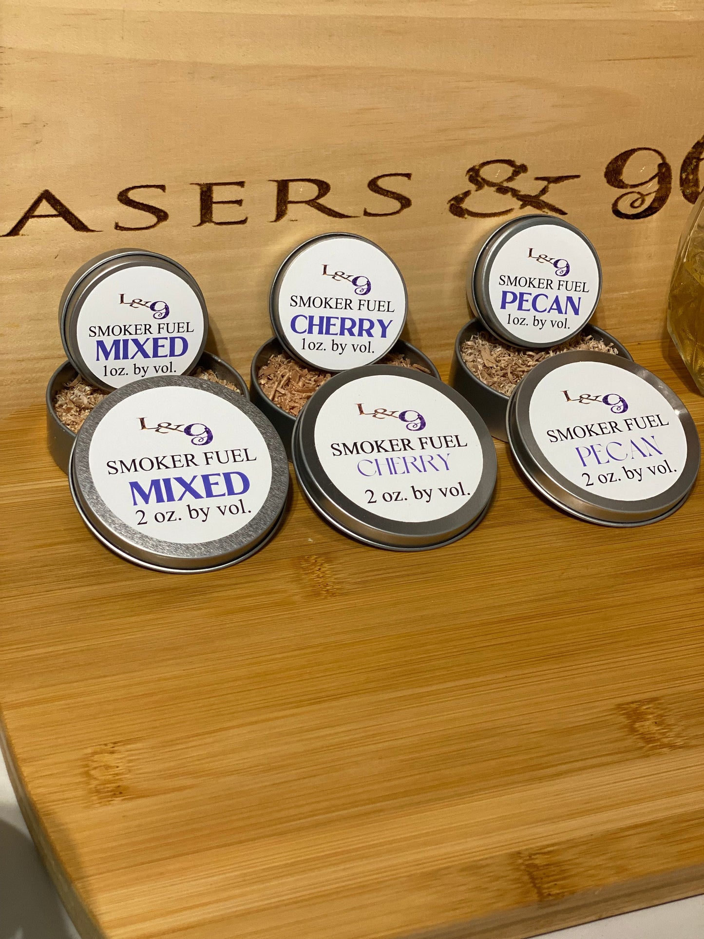 Cocktail smoker shaved wood refill