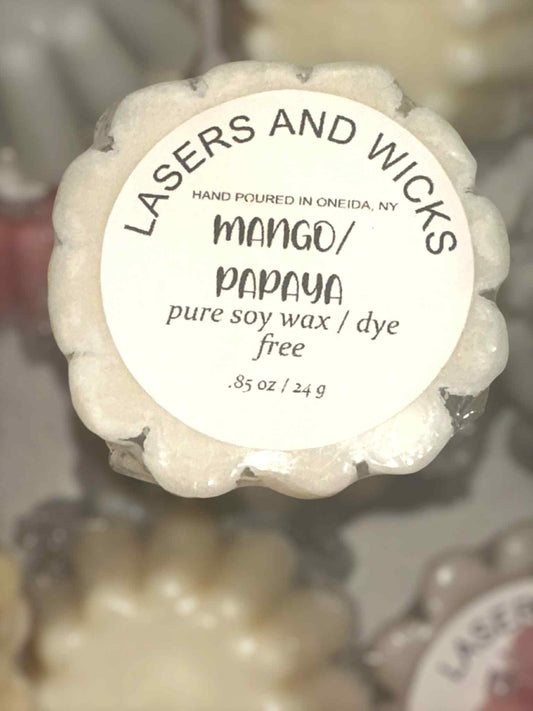 Single wax tart- Mango/Papaya