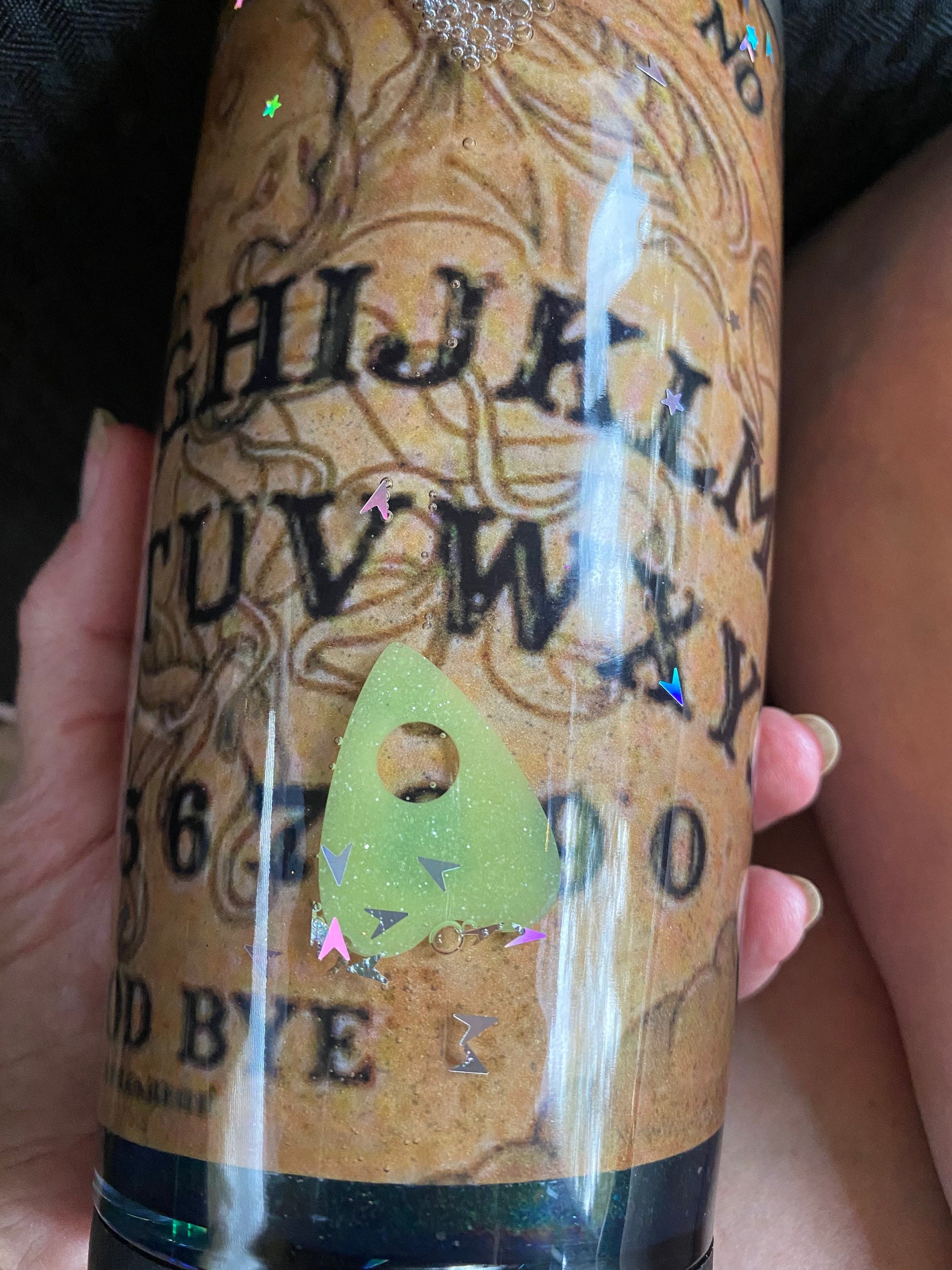 Ouija Board Cup with Floating Planchette