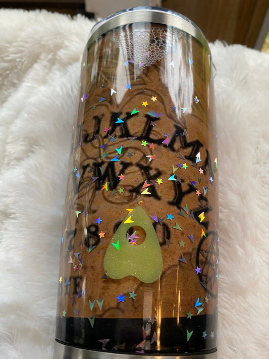 Ouija Board Cup with Floating Planchette