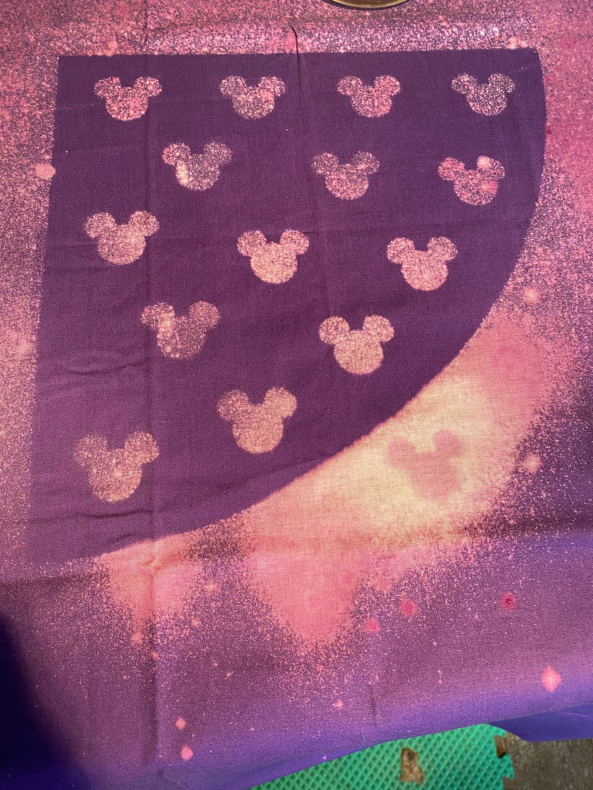 SMALL acrylic bleaching stencil STARS
