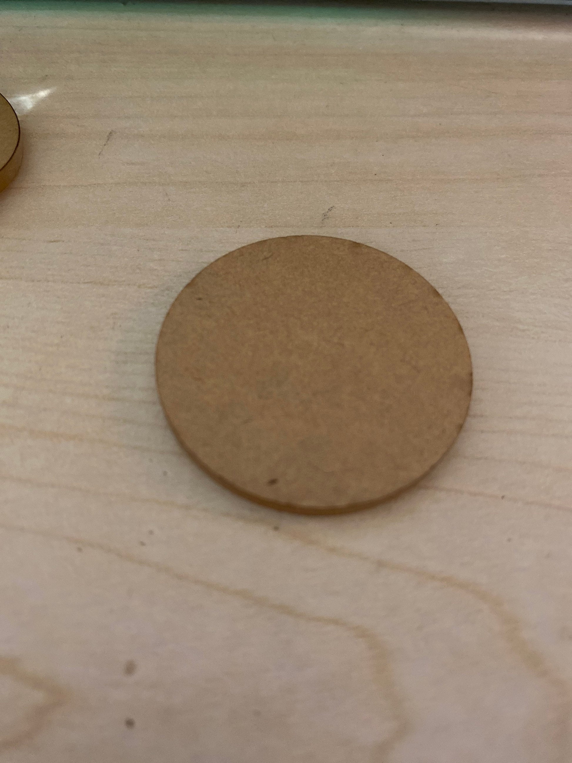 5- 1.5 inch acrylic blanks without holes