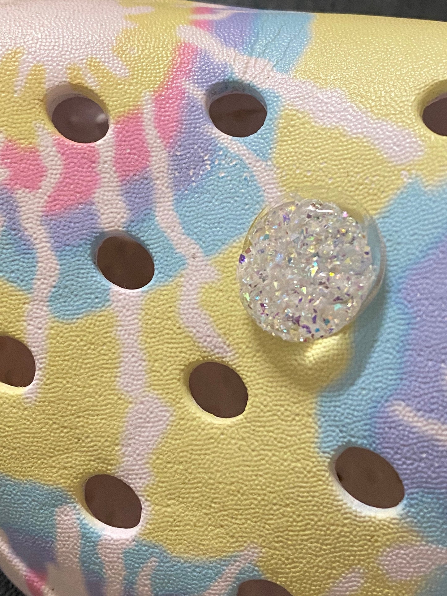 DIY acrylic shoe charm button set