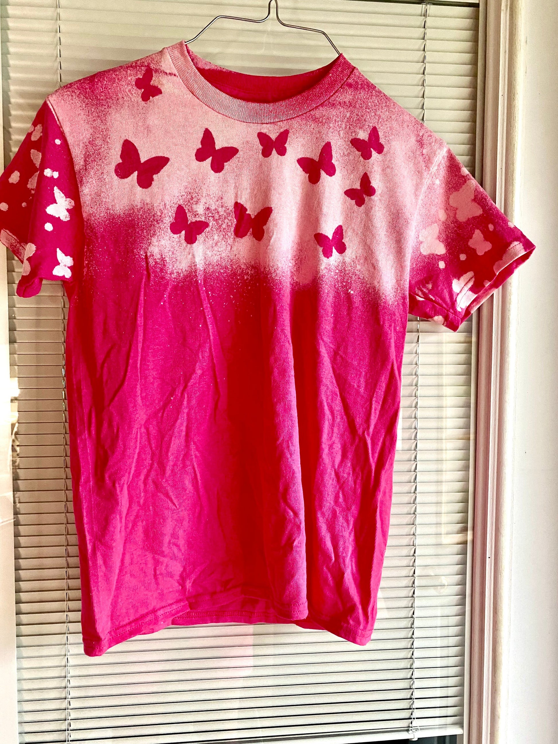 SMALL acrylic bleaching stencil BUTTERFLY