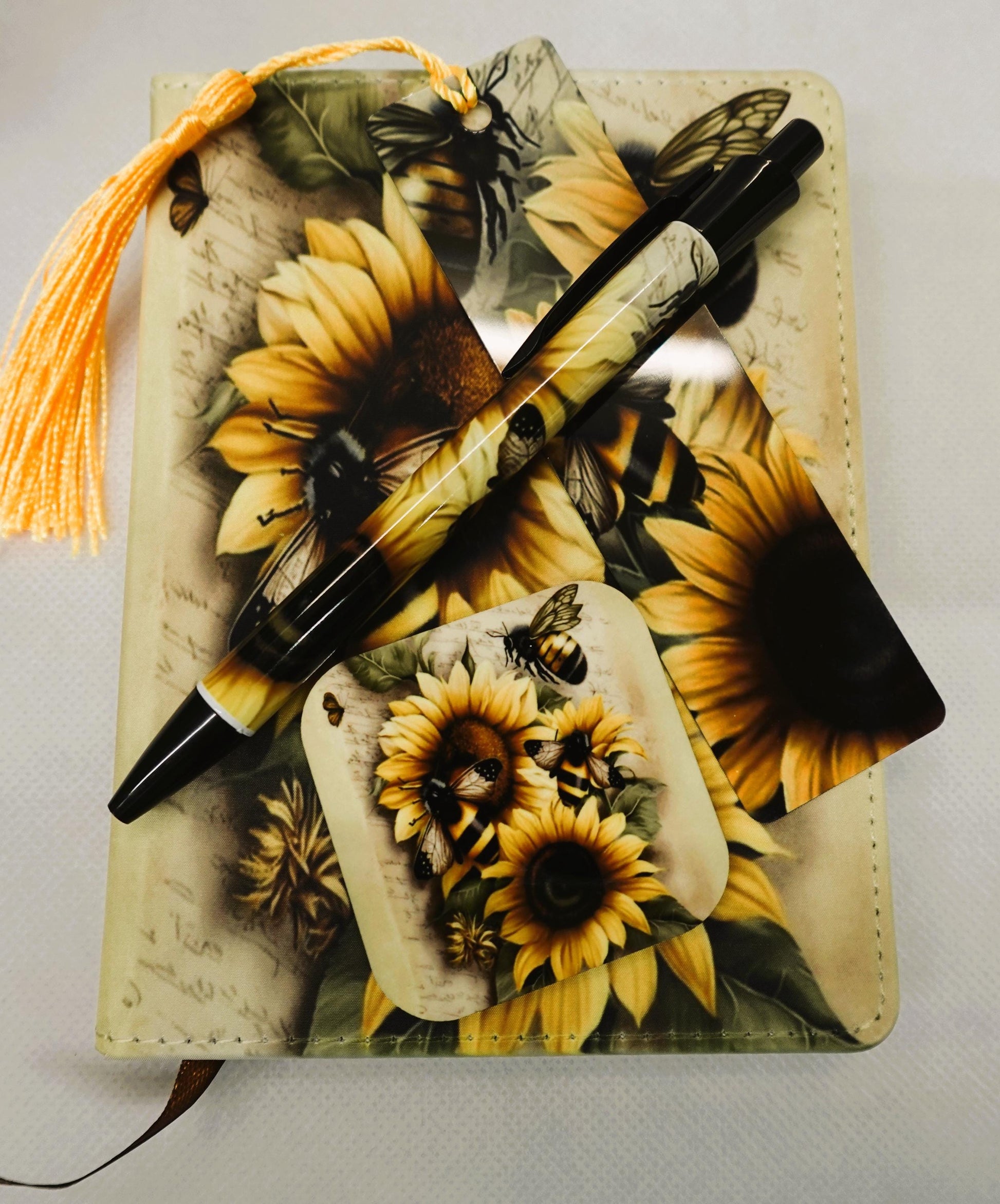 Bee and Sunflower Journal Gift Set