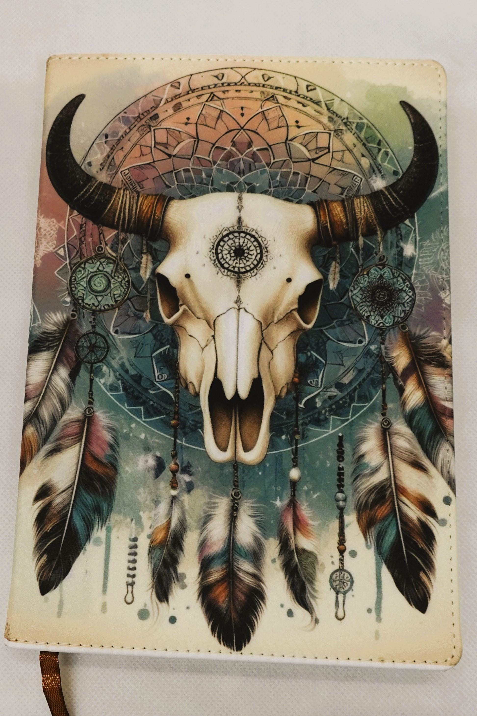 Skull Dream Catcher Journal Gift
