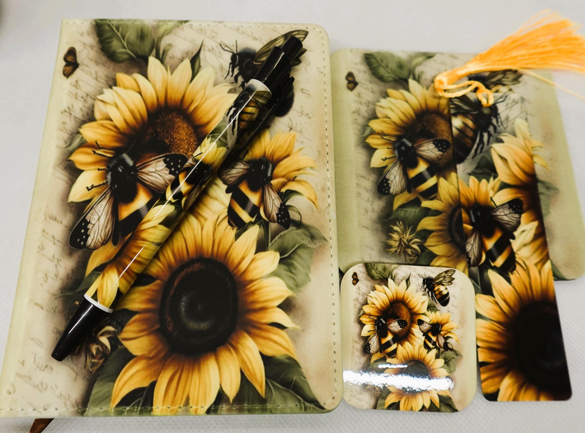 Bee and Sunflower Journal Gift Set